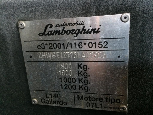 LAMBORGHINI GALLARDO двигатель 36 тыс.KM JAZDA PROBNA