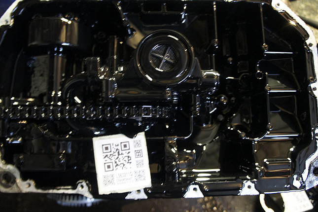 Фотография блока двигателя без поддона (коленвала) AUDI AFB