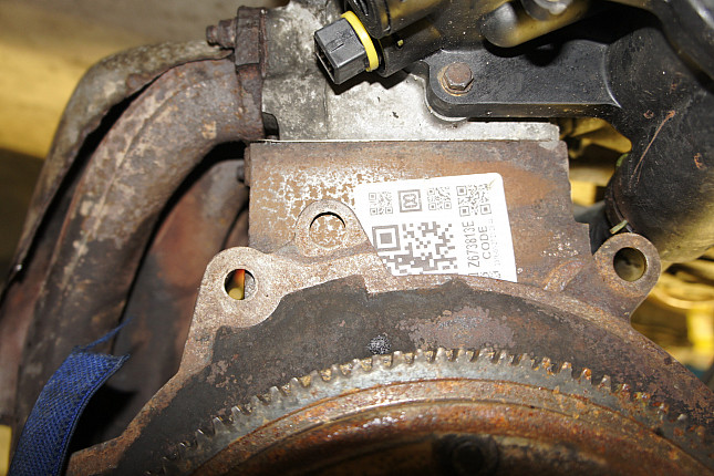 Номер двигателя и фотография площадки VW AEA