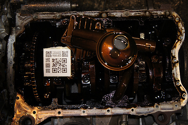 Фотография блока двигателя без поддона (коленвала) VW AGZ