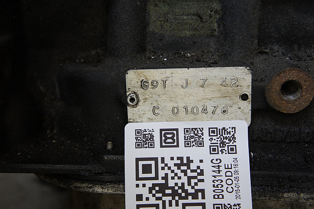Номер двигателя и фотография площадки RENAULT G9T 742