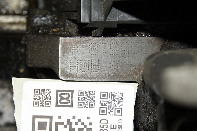 Номер двигателя и фотография площадки Audi AAH