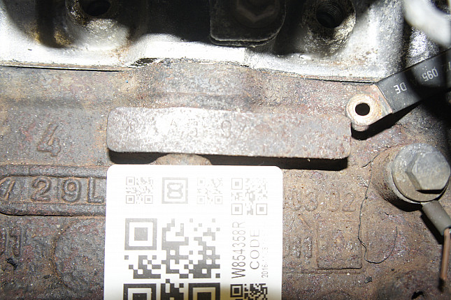 Номер двигателя и фотография площадки VW AAB (Блок двигателя)