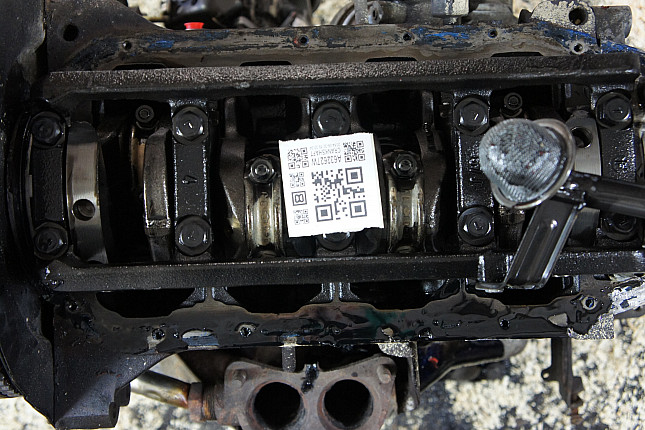 Фотография блока двигателя без поддона (коленвала) NISSAN CD20 