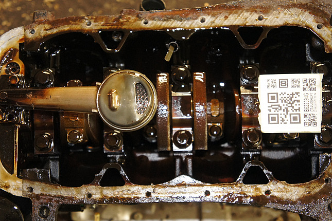Фотография блока двигателя без поддона (коленвала) RENAULT D7F 720