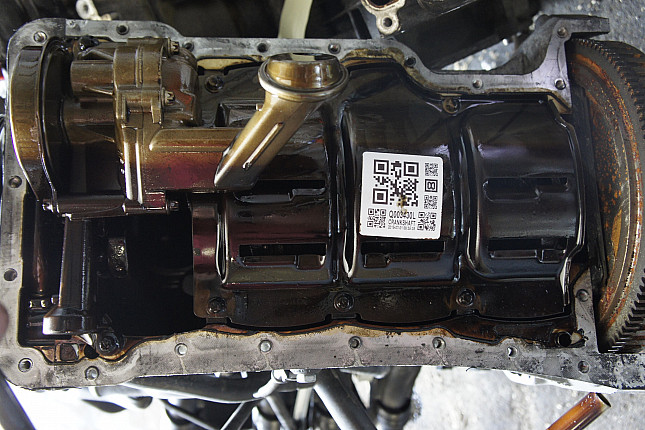 Фотография блока двигателя без поддона (коленвала) Mercedes M 166.940
