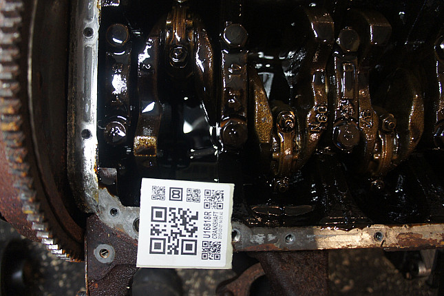 Фотография блока двигателя без поддона (коленвала) MAZDA FS 