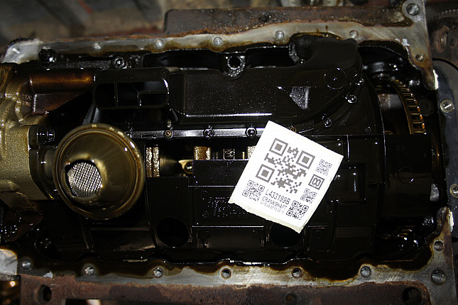 Фотография блока двигателя без поддона (коленвала) VW AZM