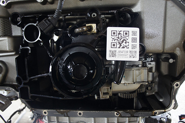 Фотография блока двигателя без поддона (коленвала) Audi CDSB