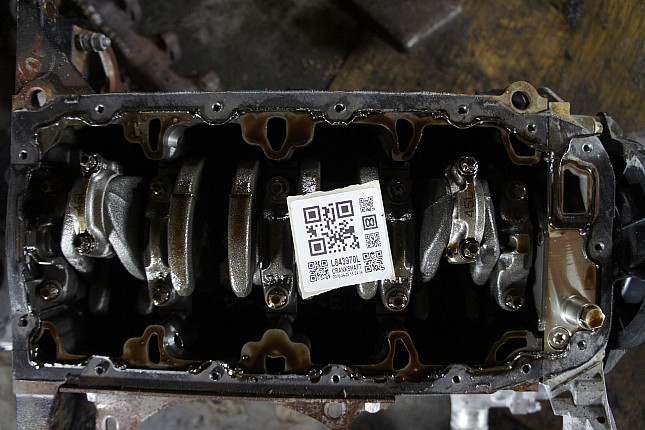 Фотография блока двигателя без поддона (коленвала) Opel Z18XER
