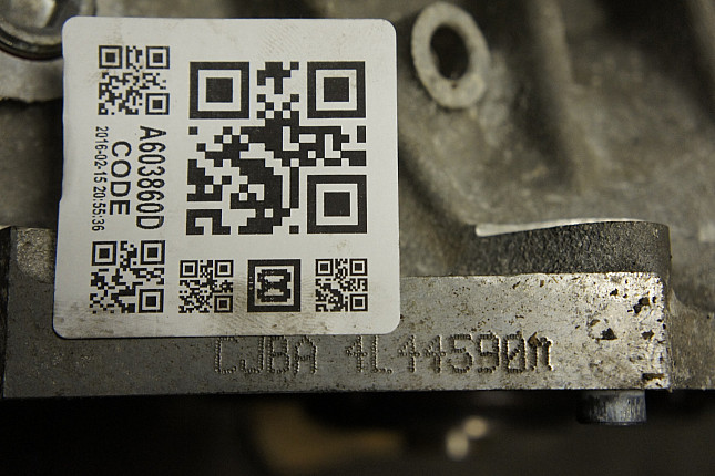 Номер двигателя и фотография площадки Ford CJBA