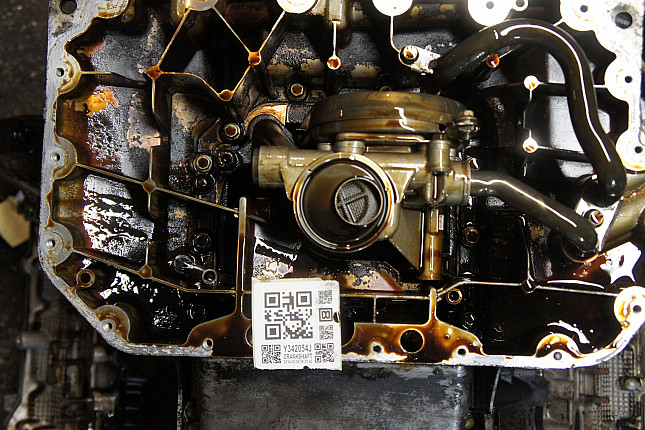Фотография блока двигателя без поддона (коленвала) AUDI AMX