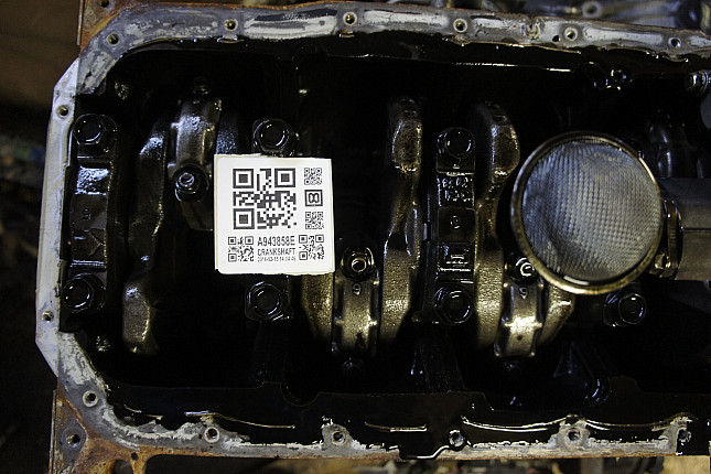 Фотография блока двигателя без поддона (коленвала) Mazda RF2A