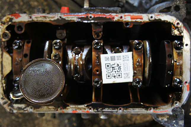 Фотография блока двигателя без поддона (коленвала) SUZUKI G16B 