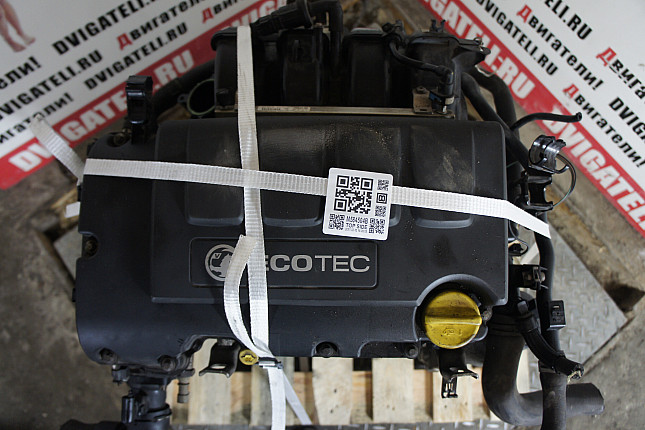 Фотография контрактного двигателя сверху Opel A 12 XER