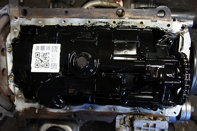 Фотография блока двигателя без поддона (коленвала) SKODA AHF
