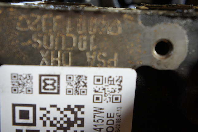 Номер двигателя и фотография площадки Fiat DHX (XUD9TF/L)
