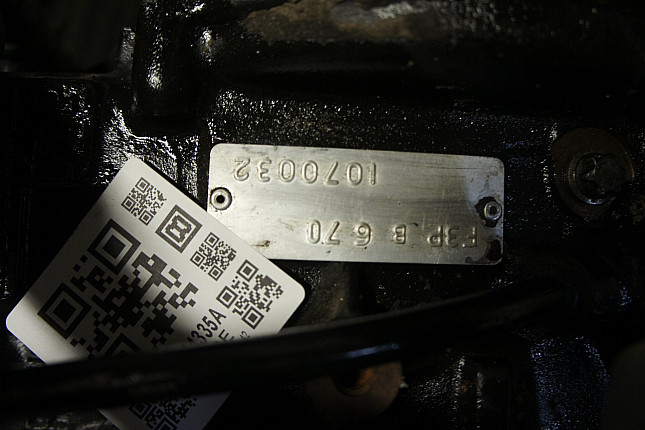 Номер двигателя и фотография площадки Renault F3P 670