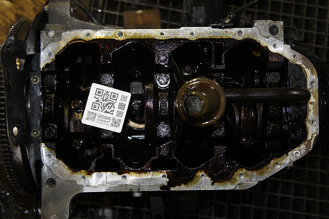 Фотография блока двигателя без поддона (коленвала) Audi AUA