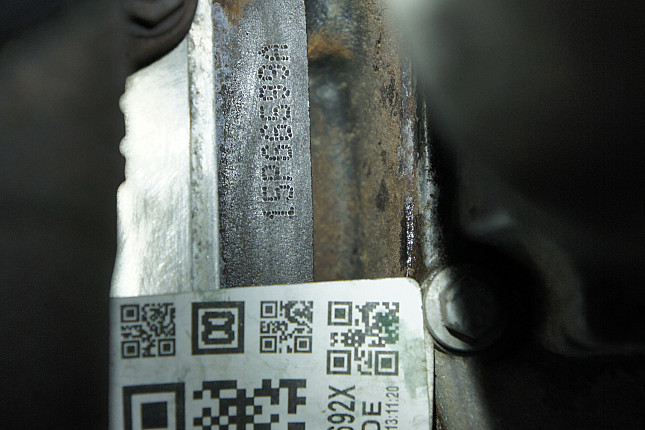 Номер двигателя и фотография площадки Land Rover 15 P