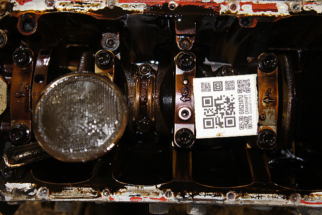 Фотография блока двигателя без поддона (коленвала) SUZUKI G16B 