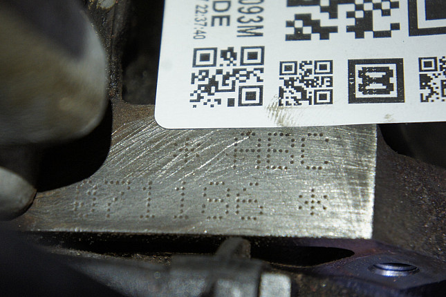 Номер двигателя и фотография площадки Audi ABC