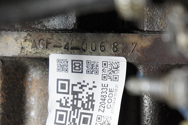 Номер двигателя и фотография площадки VW AGF