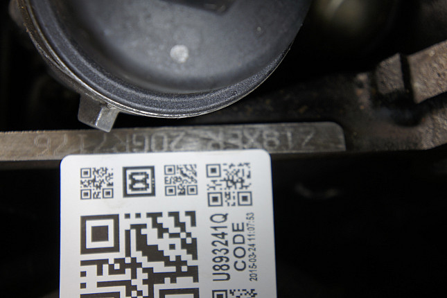 Номер двигателя и фотография площадки Opel Z18XER + масло охладитель
