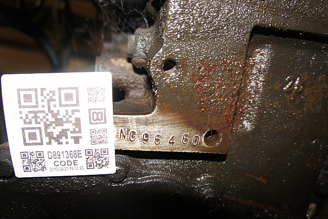Номер двигателя и фотография площадки FORD N9F