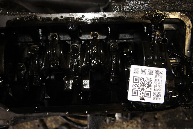 Фотография блока двигателя без поддона (коленвала) Mercedes OM 601.912