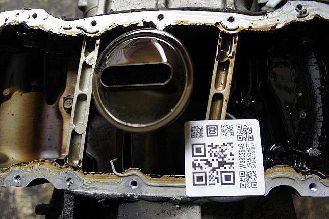 Фотография блока двигателя без поддона (коленвала) Ford MHA