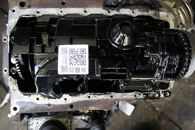 Фотография блока двигателя без поддона (коленвала) Audi AVF