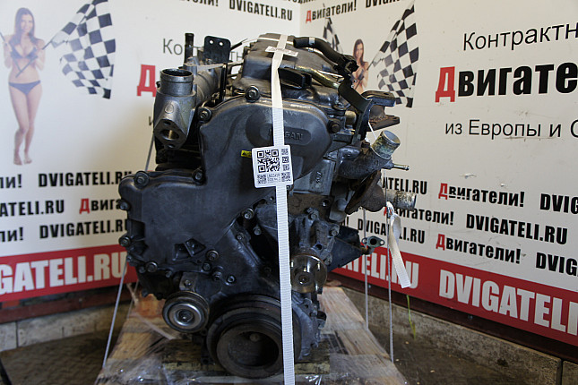 Двигатель вид с боку Nissan YD25DDTi