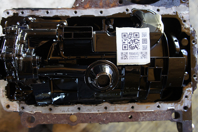 Фотография блока двигателя без поддона (коленвала) VW BXE, MKПП (JCX)