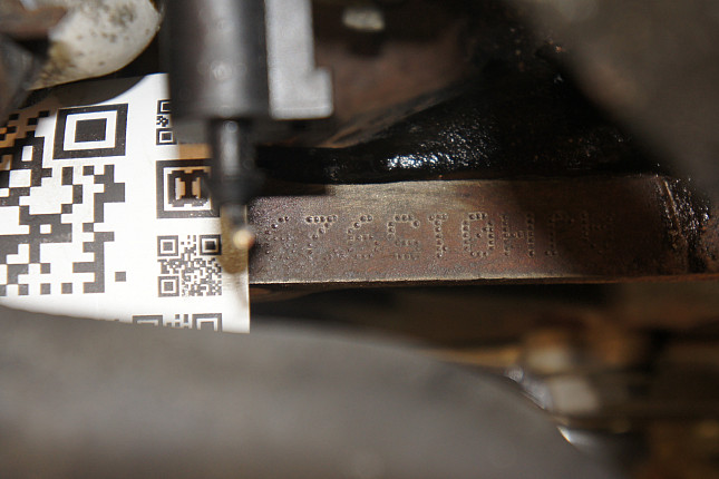Номер двигателя и фотография площадки VW AJH