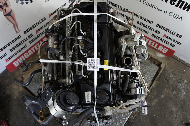 Фотография контрактного двигателя сверху Nissan ZD30DDTi