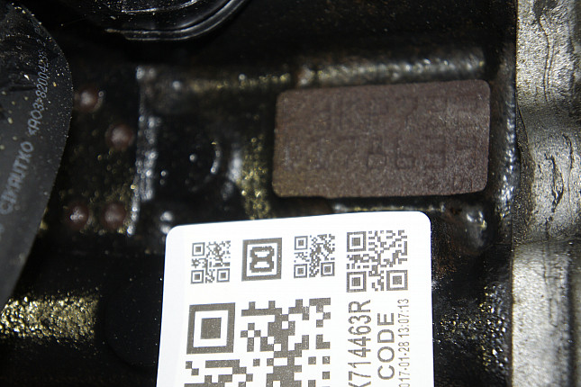 Номер двигателя и фотография площадки Renault K9K P 732