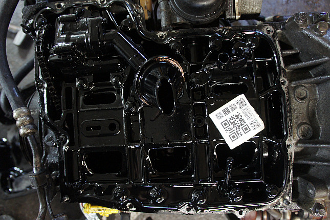 Фотография блока двигателя без поддона (коленвала) PEUGEOT 4HU