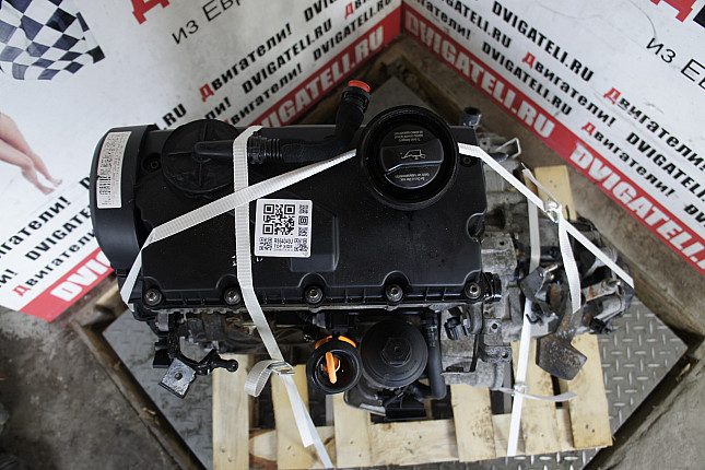 Фотография контрактного двигателя сверху VW BXE, MKПП (JCX)