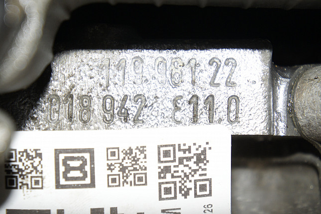 Номер двигателя и фотография площадки Mercedes M 119.981