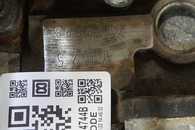 Номер двигателя и фотография площадки Nissan YD25