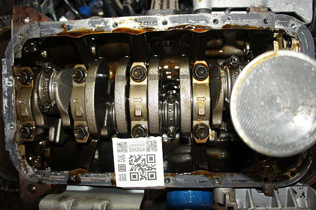 Фотография блока двигателя без поддона (коленвала) CHEVROLET B12D1
