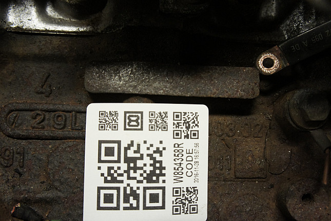Номер двигателя и фотография площадки VW AAB (Блок двигателя)