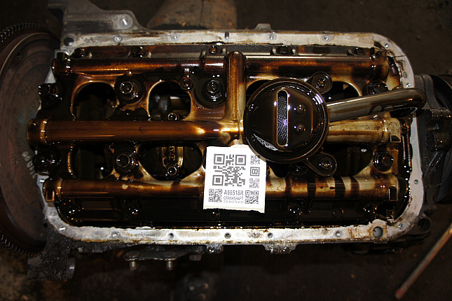 Фотография блока двигателя без поддона (коленвала) HONDA F18B2