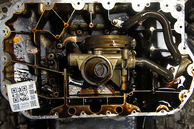 Фотография блока двигателя без поддона (коленвала) AUDI AMX