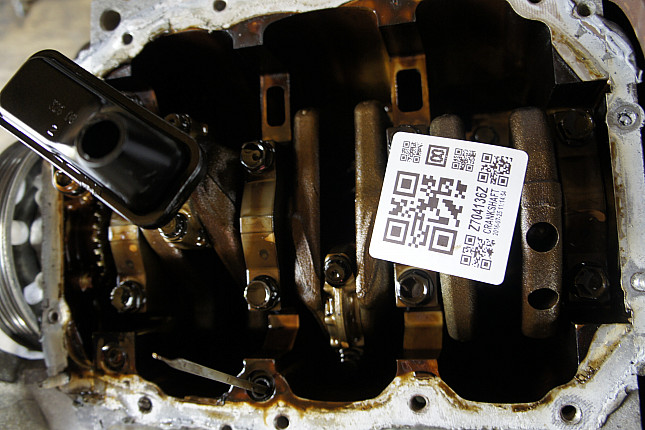 Фотография блока двигателя без поддона (коленвала) Peugeot 1KR (384 F)