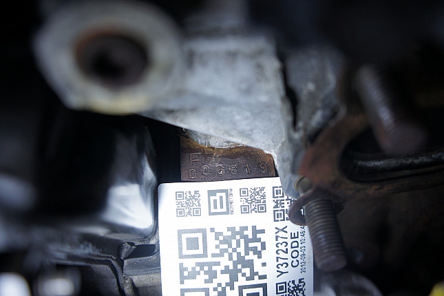 Номер двигателя и фотография площадки KIA FE (16 V)