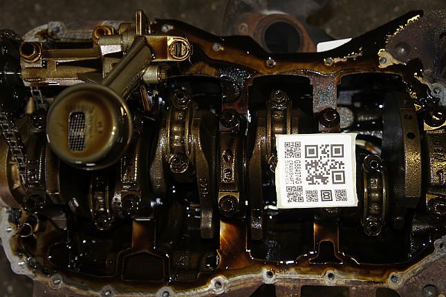 Фотография блока двигателя без поддона (коленвала) Renault K7J 710