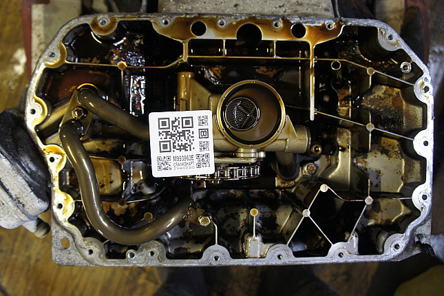 Фотография блока двигателя без поддона (коленвала) Audi AHA