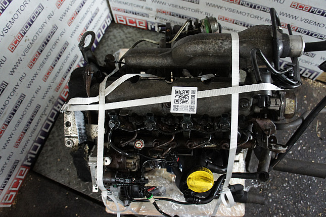 Фотография контрактного двигателя сверху Opel F9Q 760
